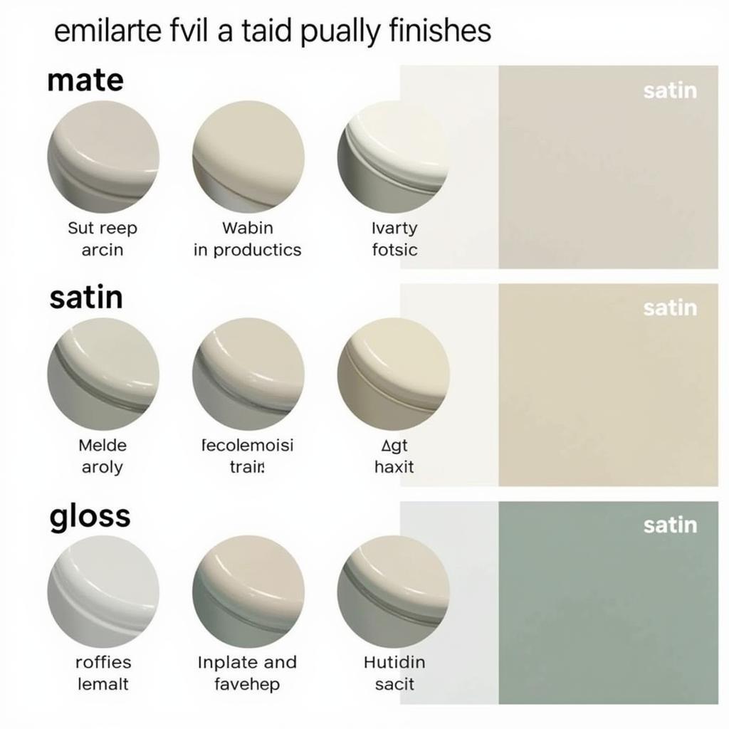 Different Emulsion Paint Finishes