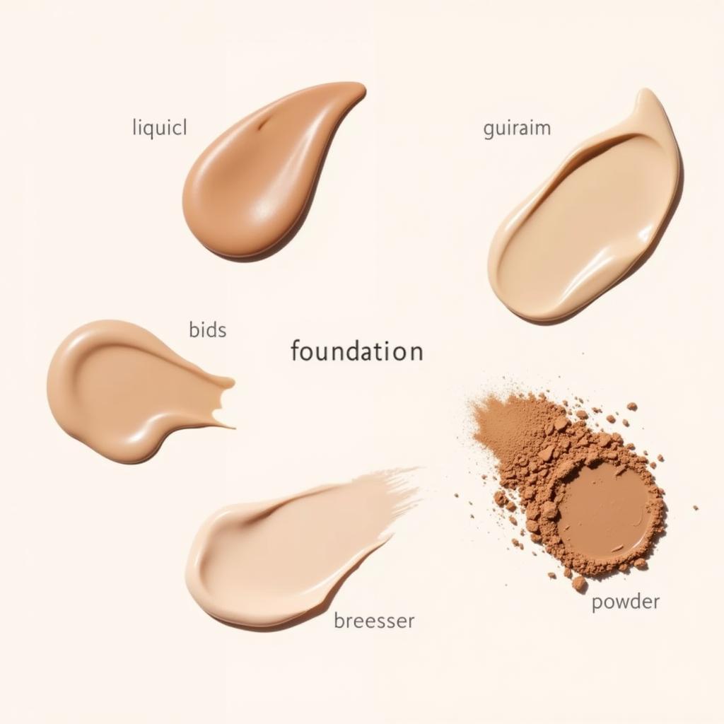 Different Foundation Types and Textures