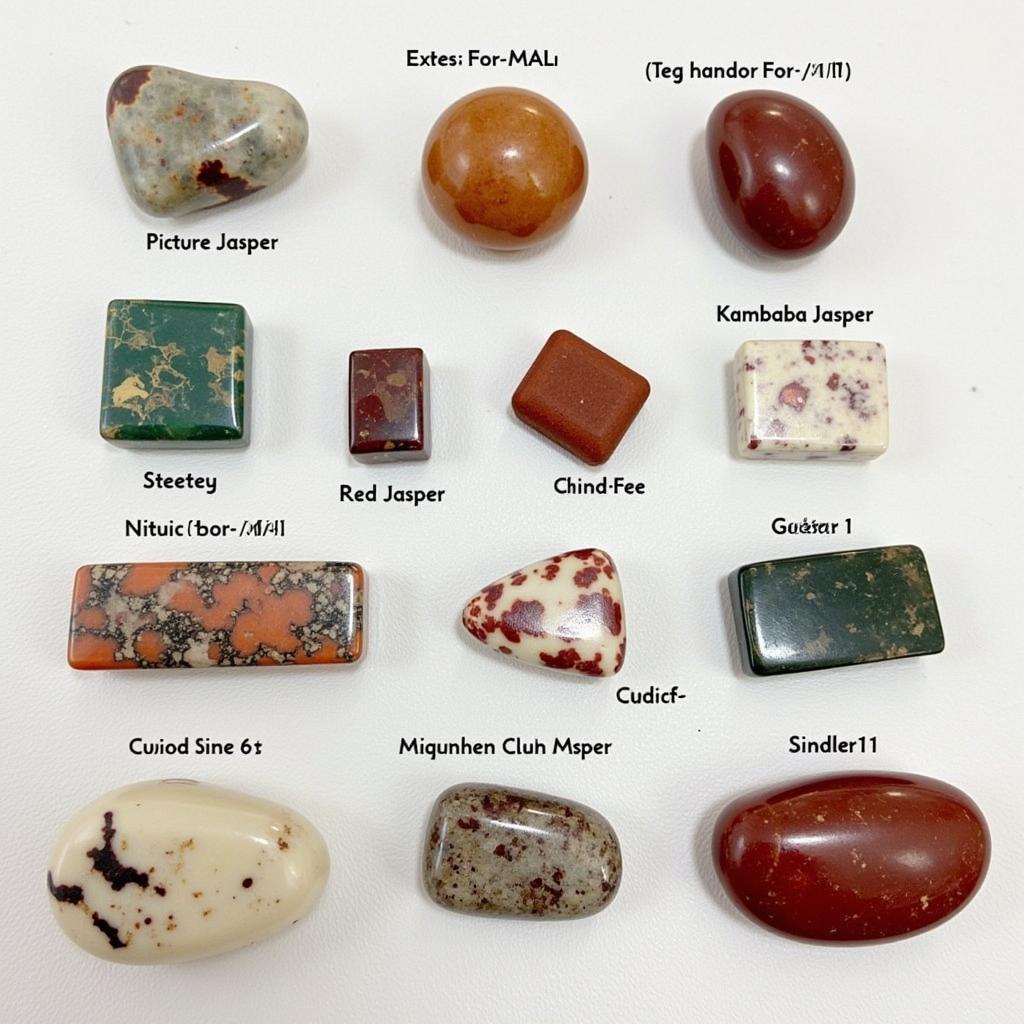 Different Jasper Varieties Found in Pakistan