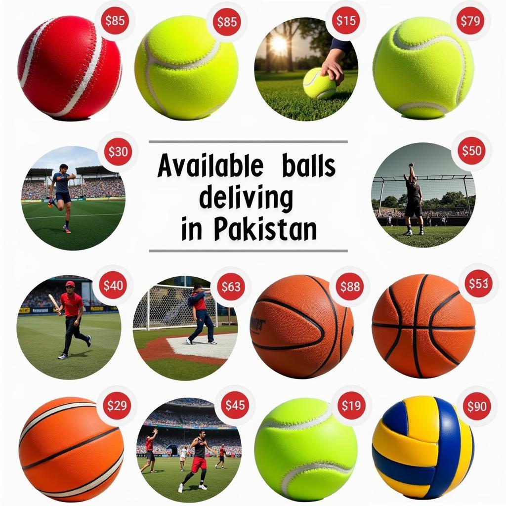 Different Types of Balls and their Prices