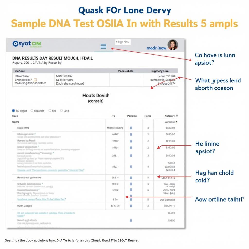 DNA Test Result Interpretation