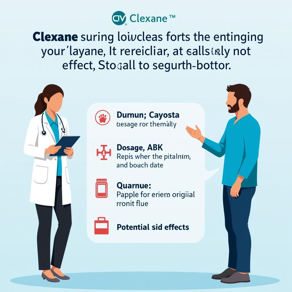 Doctor Consulting Patient about Clexane