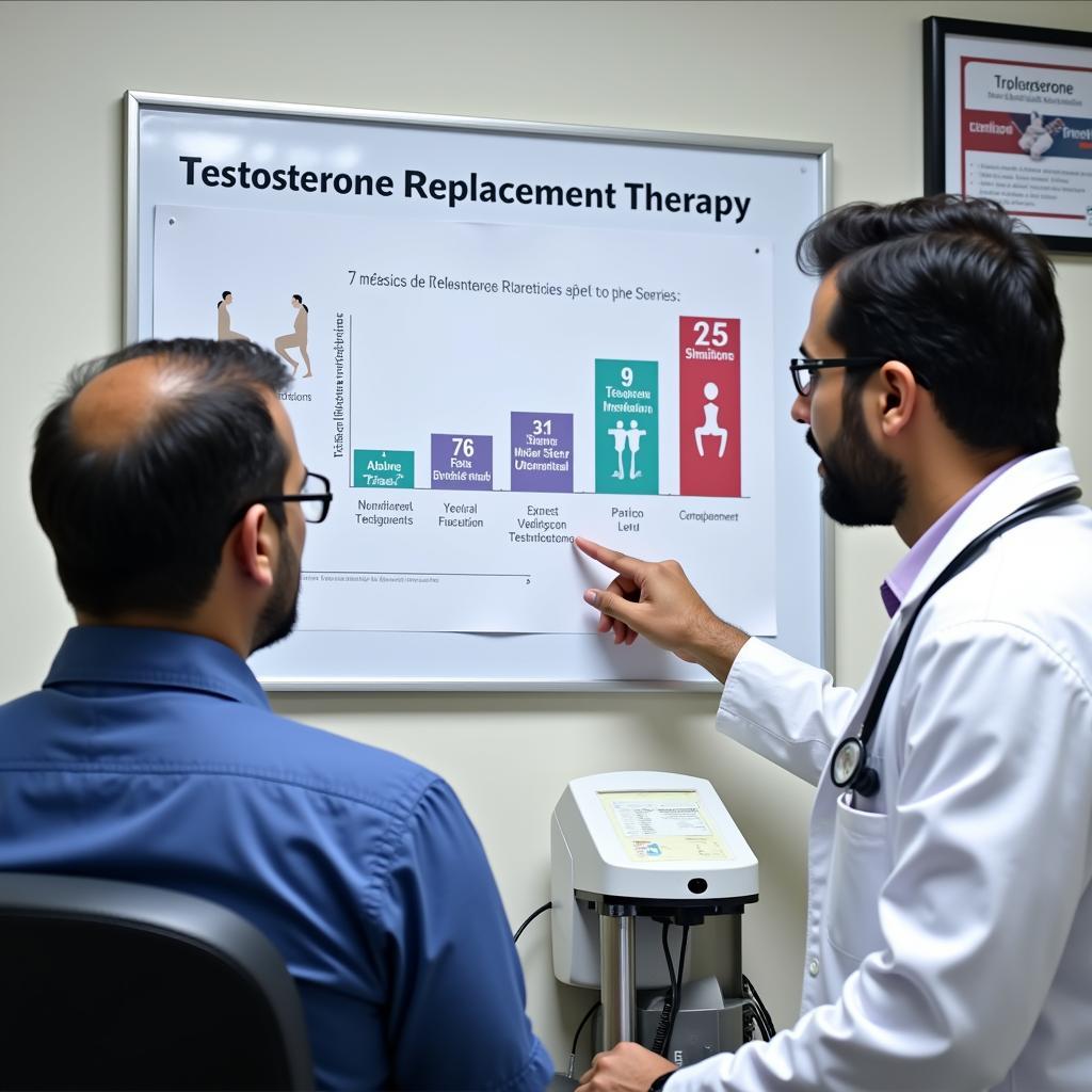 Doctor Consulting Patient about TRT in Pakistan