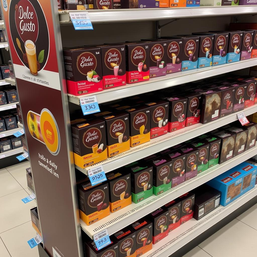 Dolce Gusto Pods on Supermarket Shelves