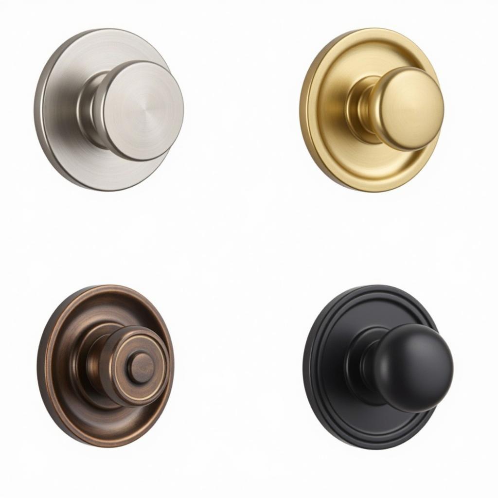 Door Handles in Various Finishes