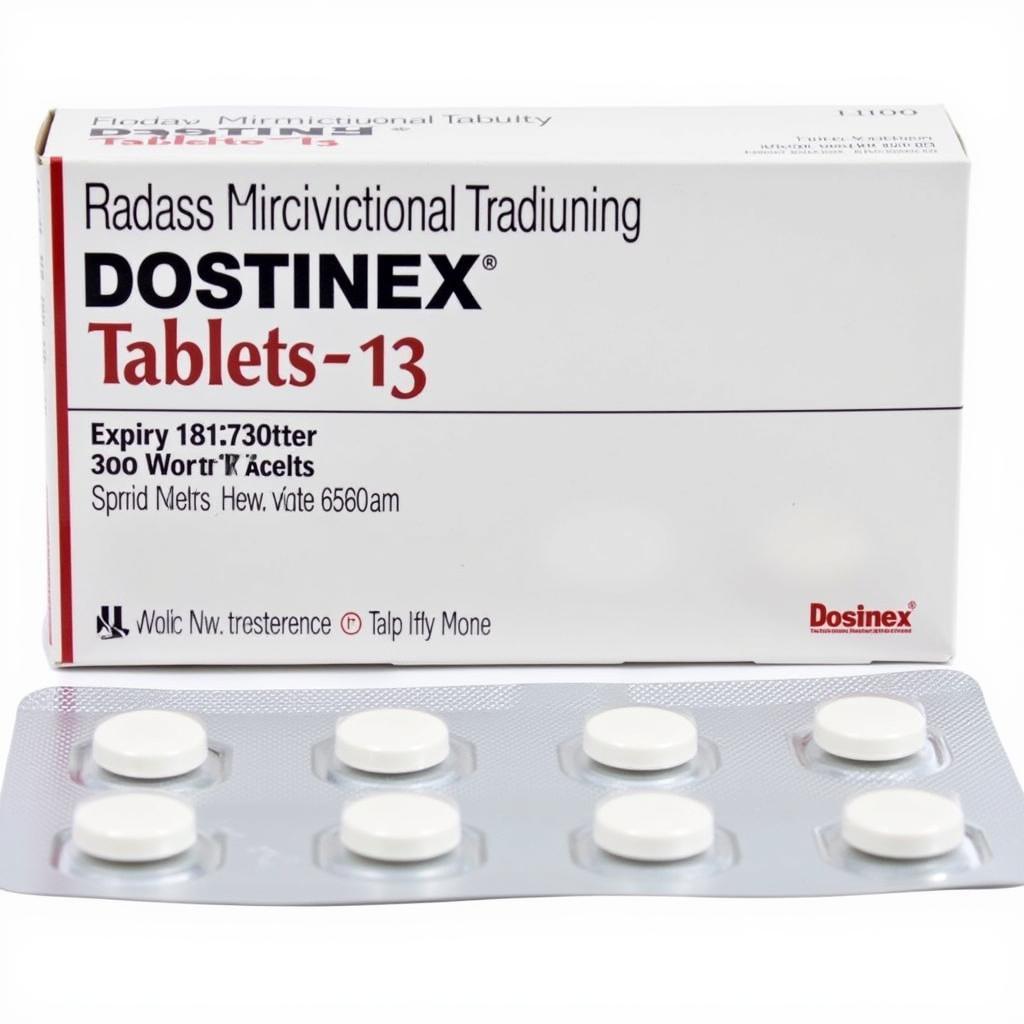 Dostinex Tablets Packaging