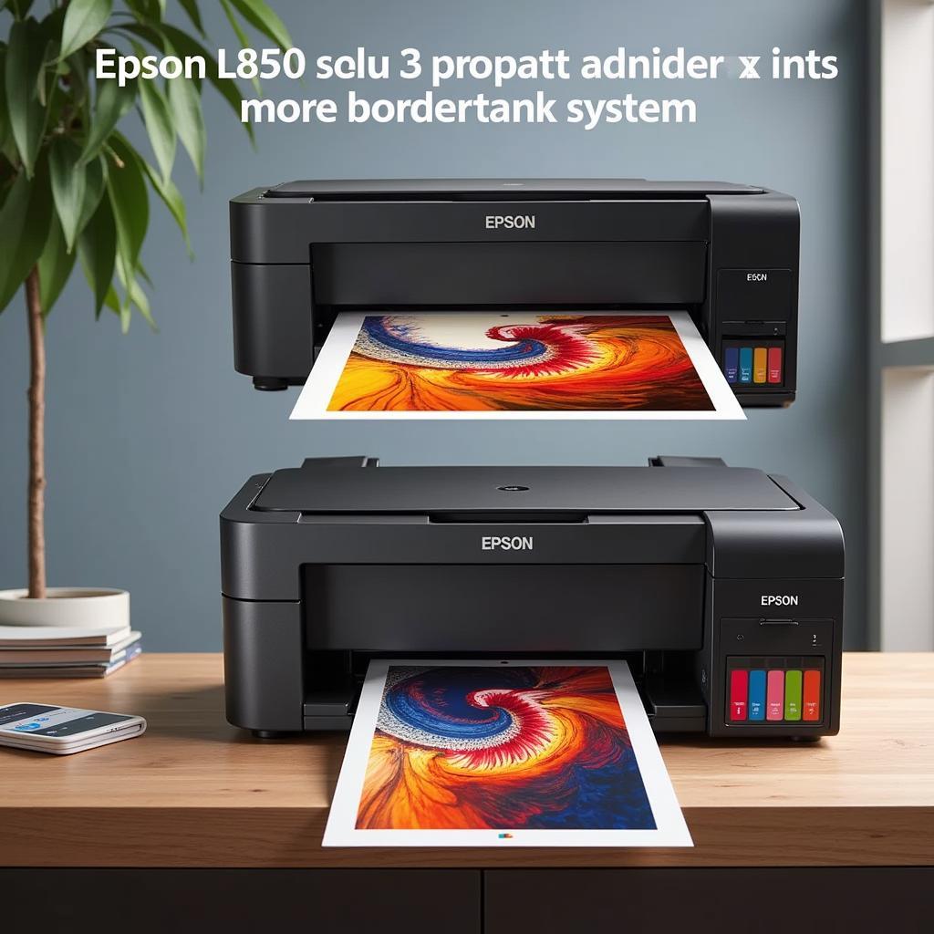 Epson L850 printing borderless photos