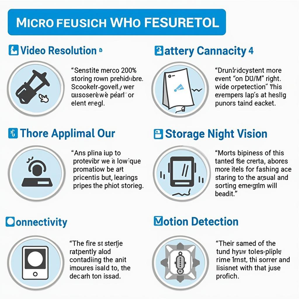 Essential Features of a Micro Camera