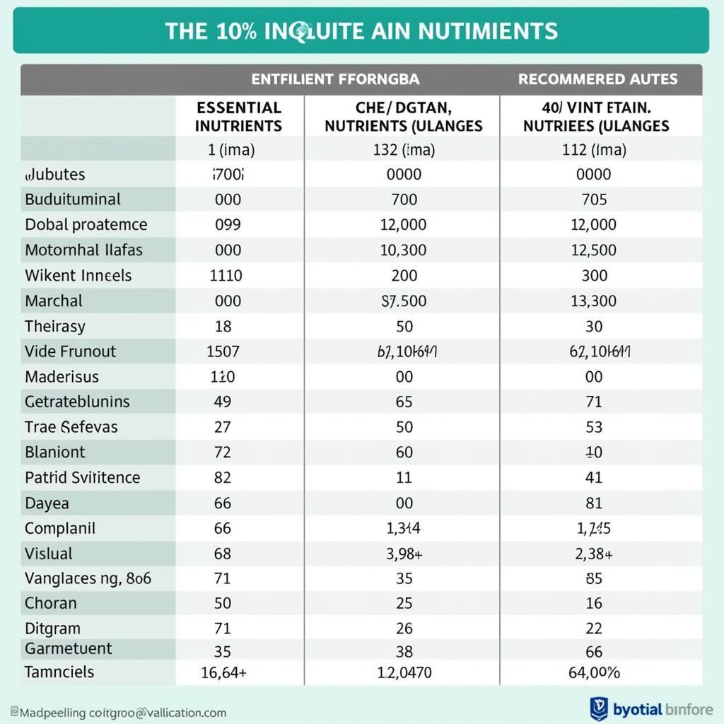 Essential Nutrients in Multivitamins