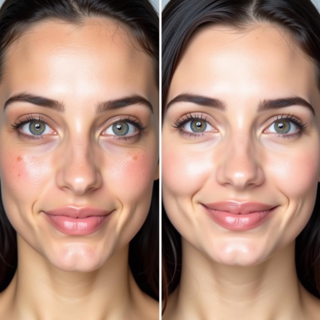 Before and After Using Eventone C Cream