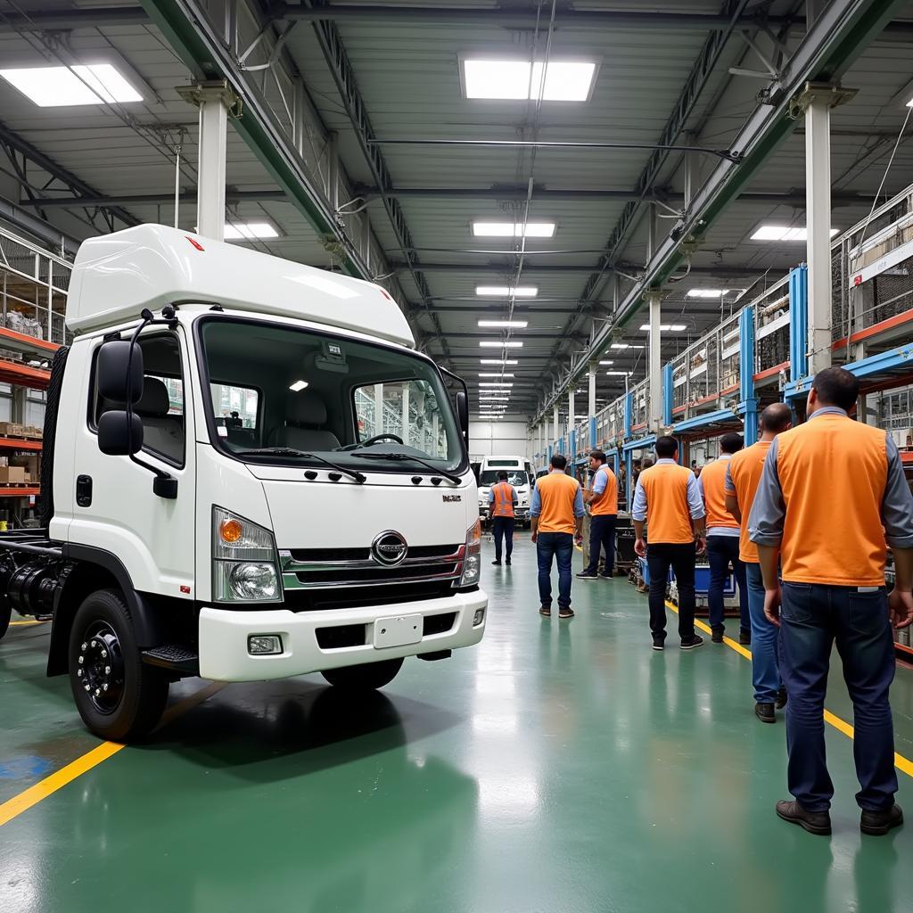 Foton's Assembly Plant in Pakistan