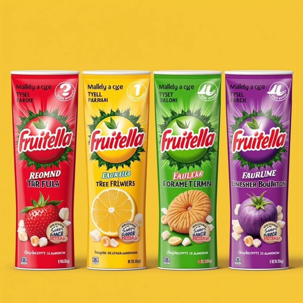 Different Flavors of Fruittella available in Pakistan