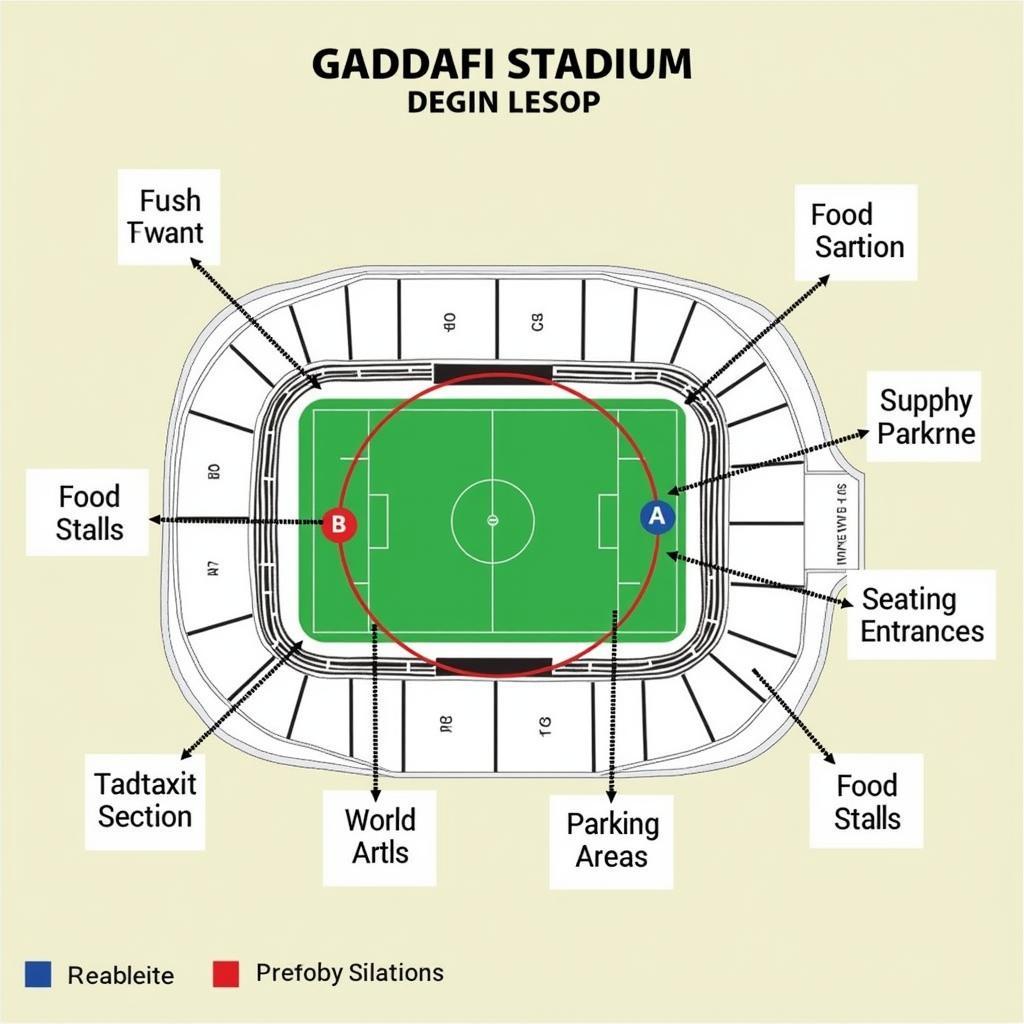 Gaddafi Stadium Lahore Map