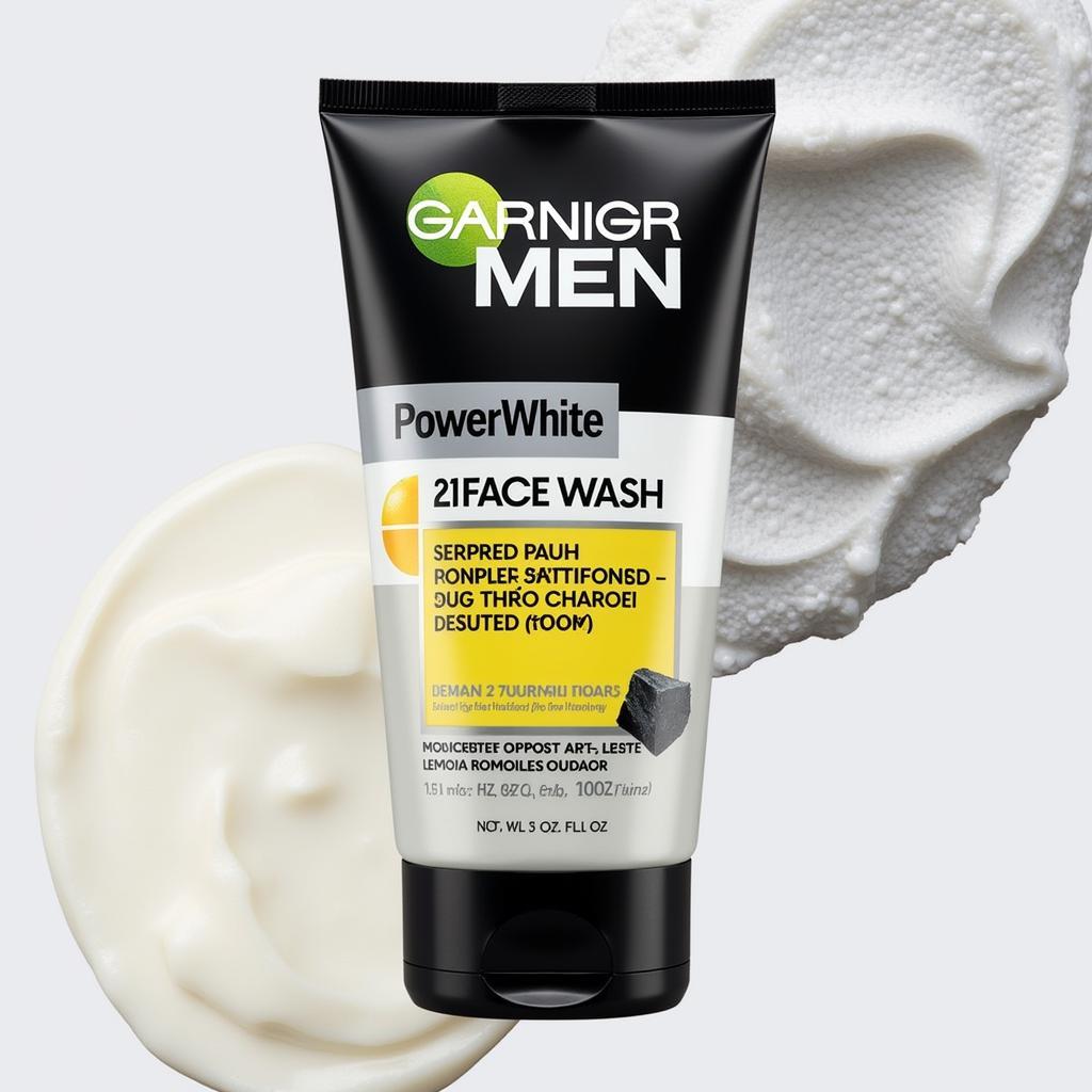 Garnier Men PowerWhite Duo Foam Face Wash