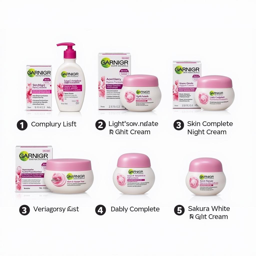 Garnier Night Cream Variants Available in Pakistan