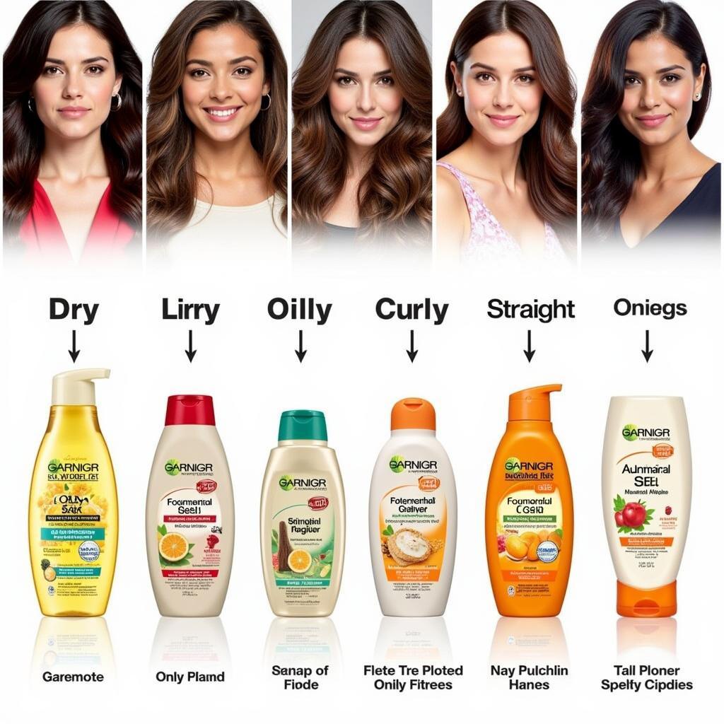 Garnier Shampoo for Different Hair Types in Pakistan