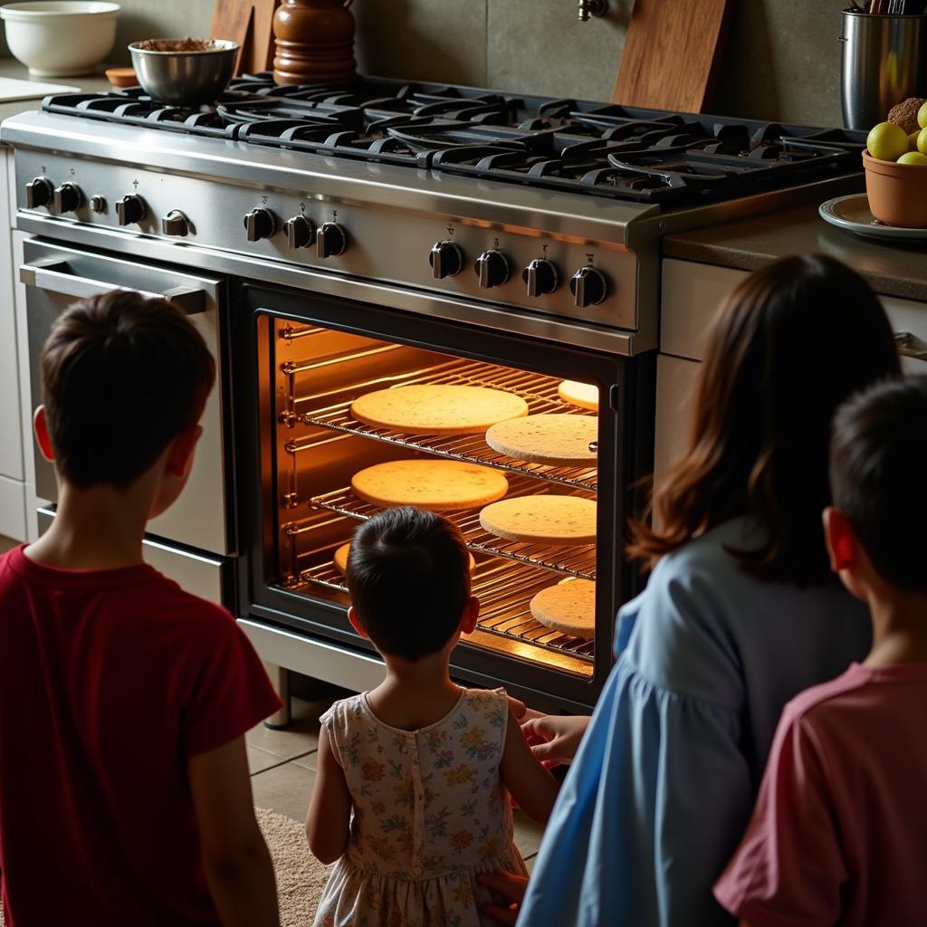 Gas Baking Oven in a Pakistani Kitchen