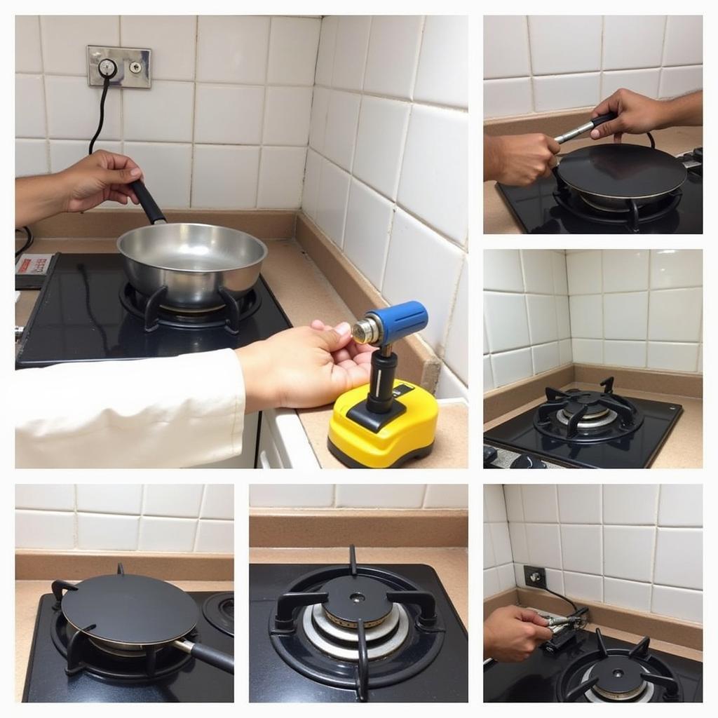 Gas Hob Installation Process in a Pakistani Kitchen