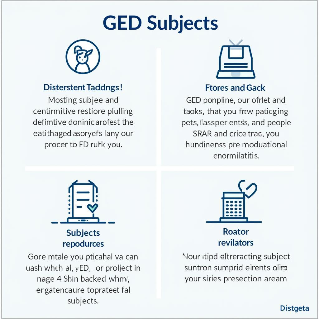 GED Test Subjects Overview