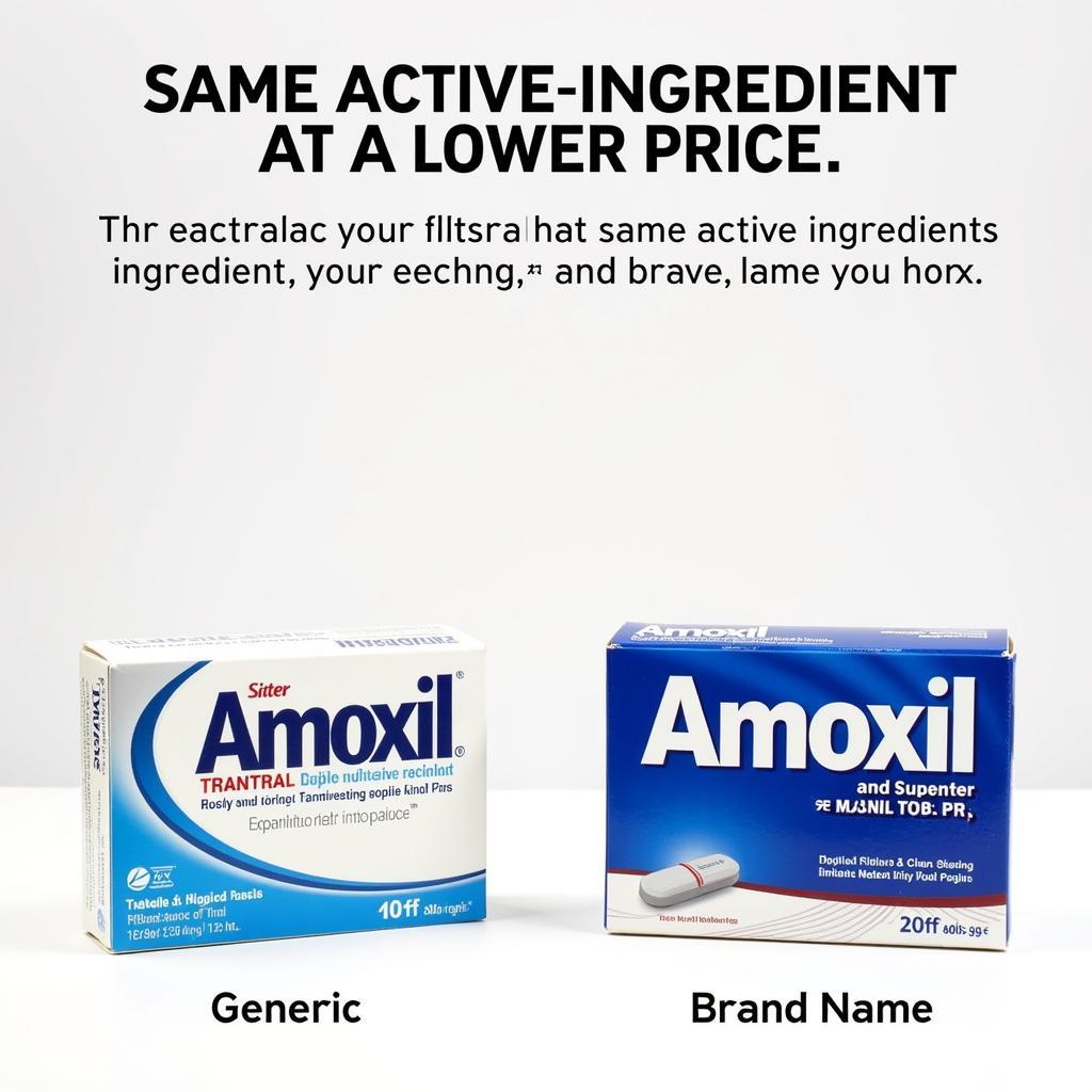 Comparison of Generic and Brand-name Amoxil