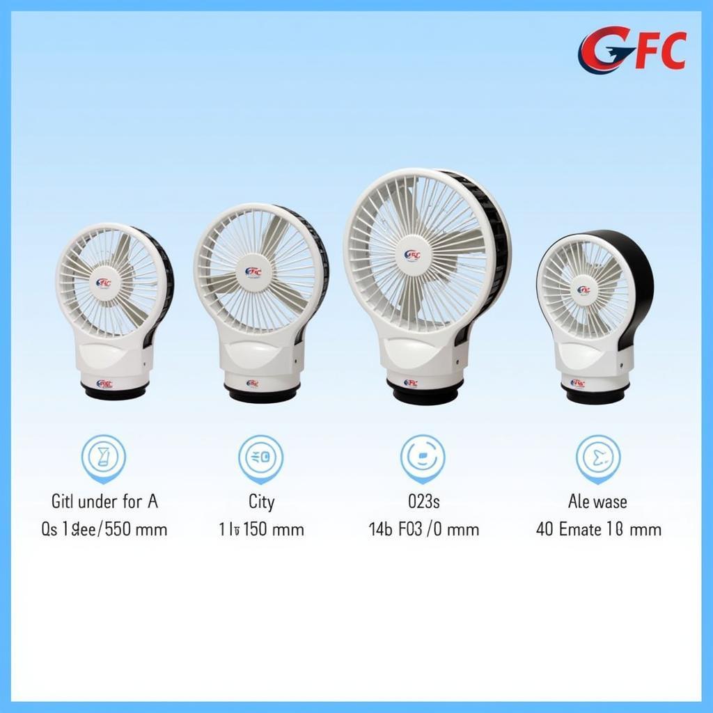 GFC Water Fan Models in Pakistan