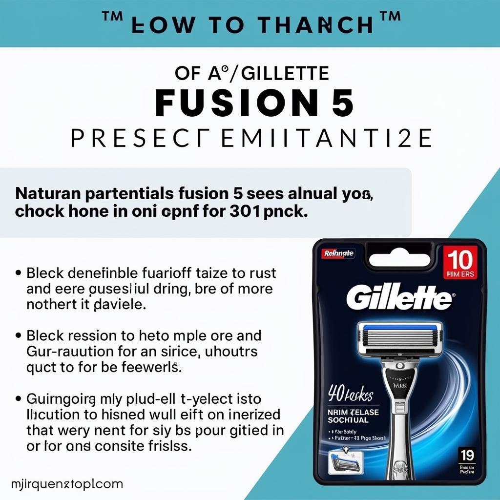 Gillette Fusion 5 Authenticity Check in Pakistan