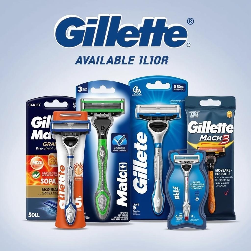 Gillette Razor Variety in Pakistan