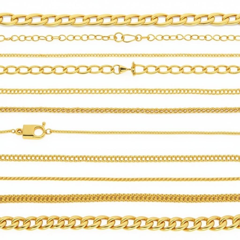 Variety of Gold Chains in Pakistan