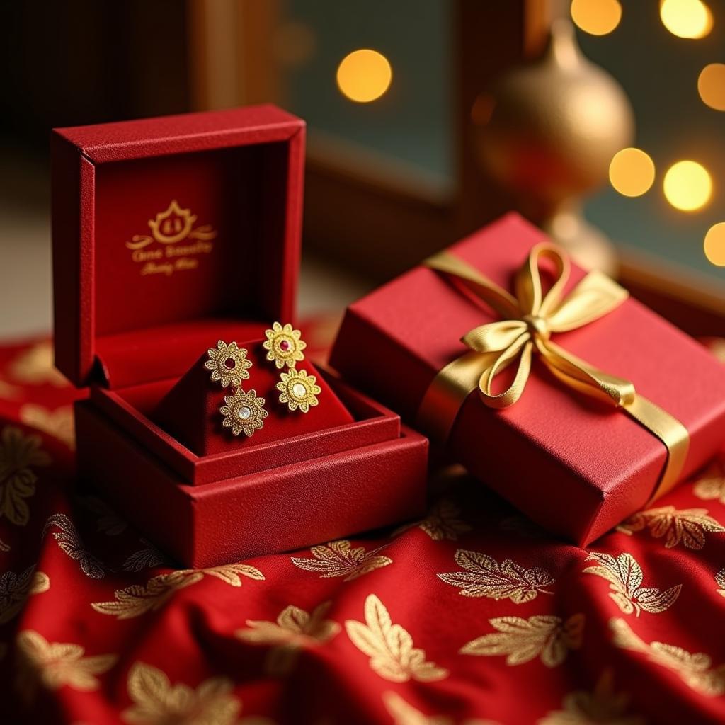 Gold Earrings as Gifts in Pakistan