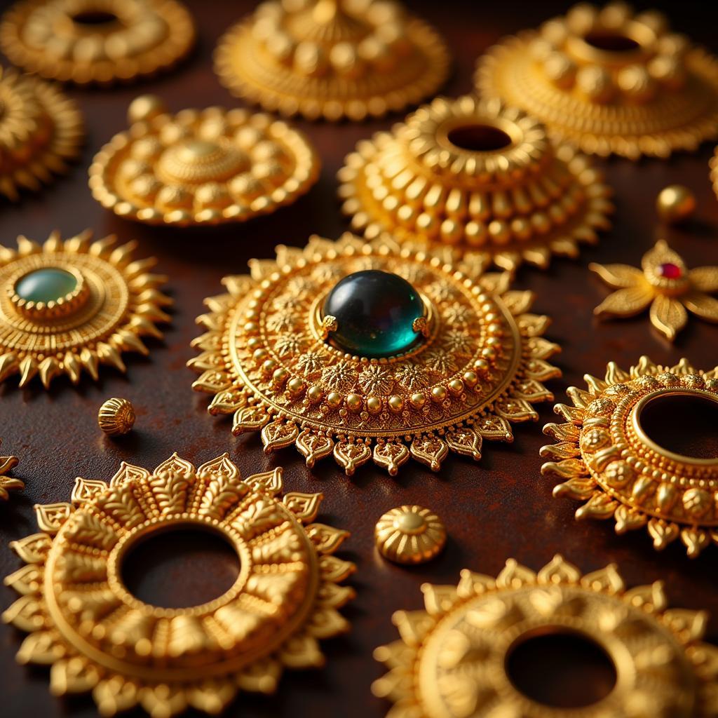 Gold Payal Designs in Pakistan