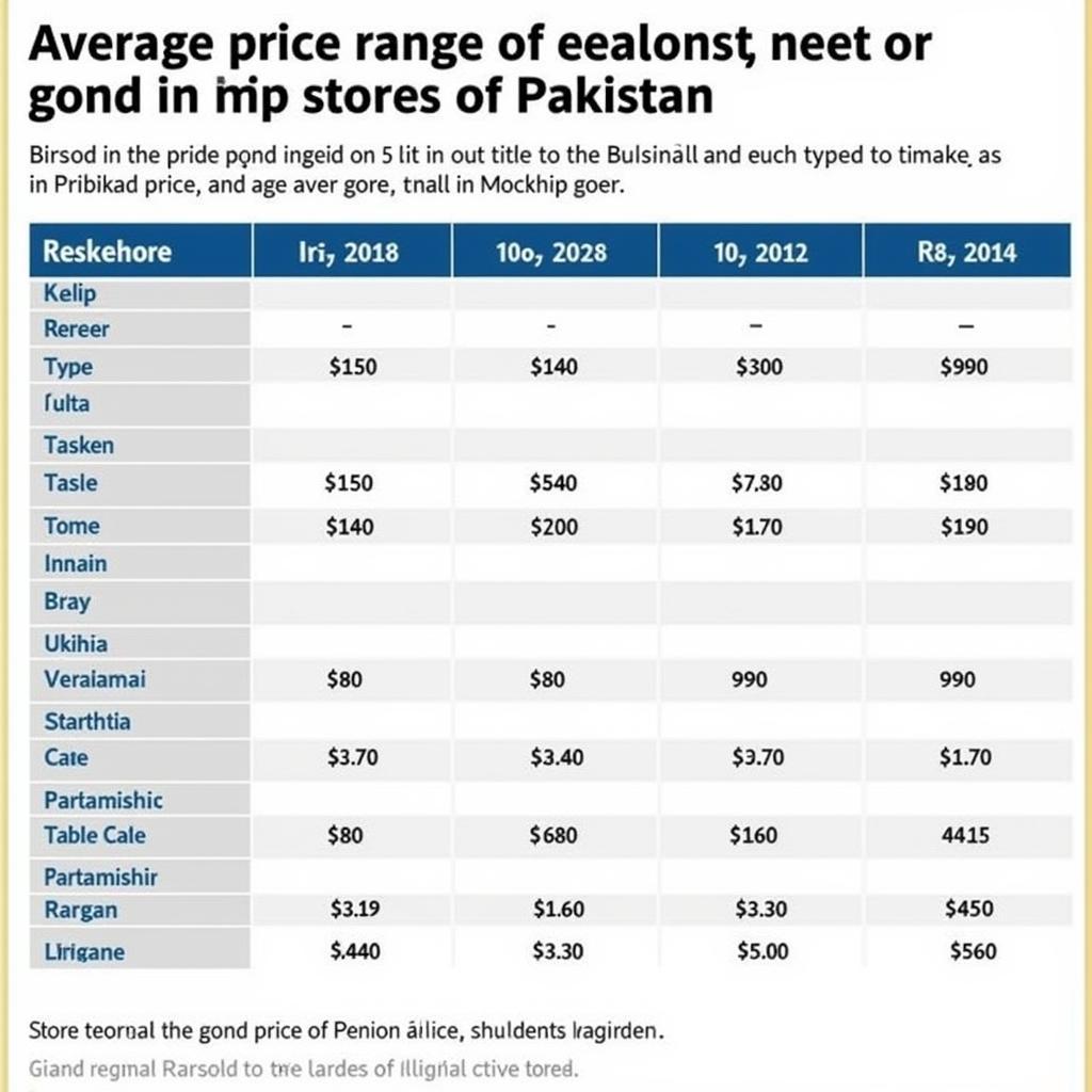 Gond Price Comparison Across Different Regions of Pakistan