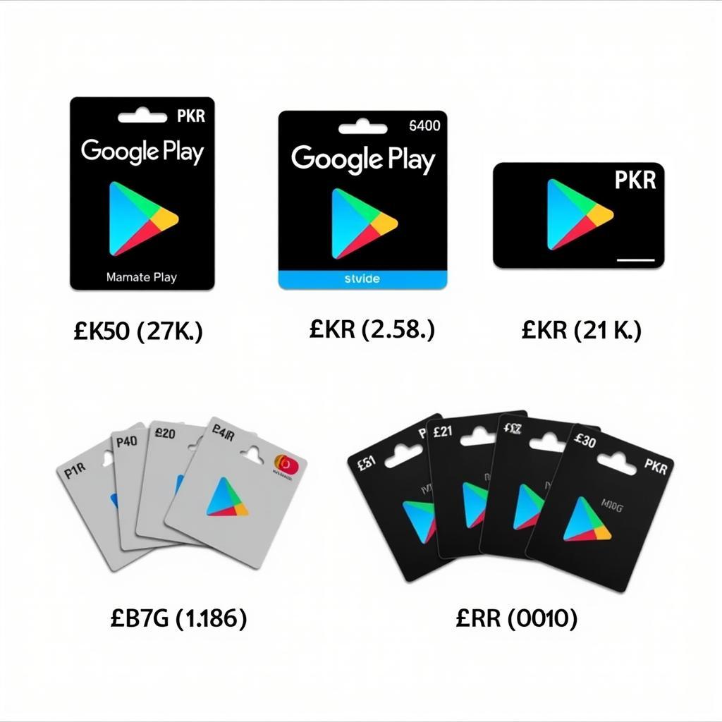 Google Play Card Denominations in Pakistan