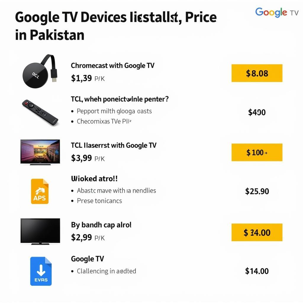 Google TV Pricing in Pakistan: A Visual Guide