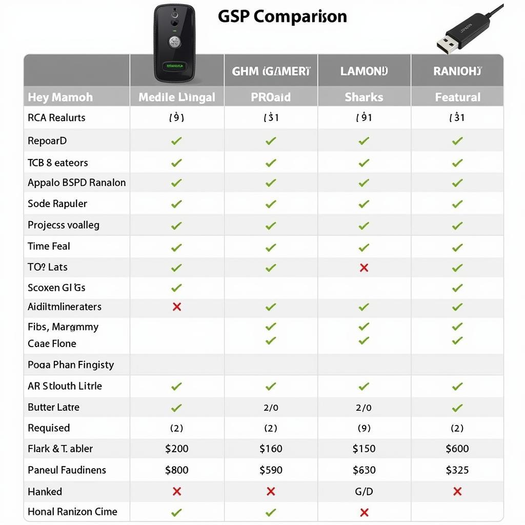 GPS GF 07 vs. Alternatives Comparison Chart