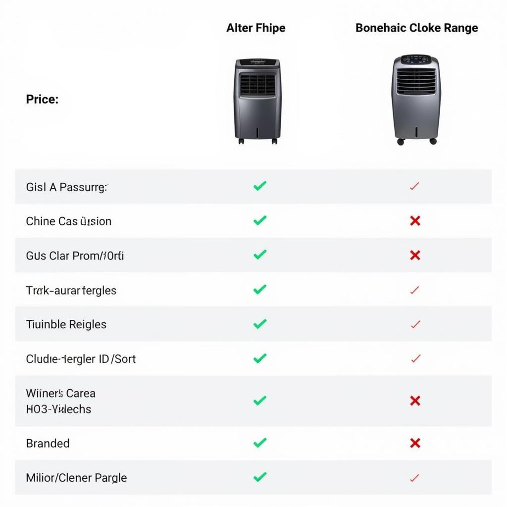 Features and Price Comparison of Gree Portable ACs