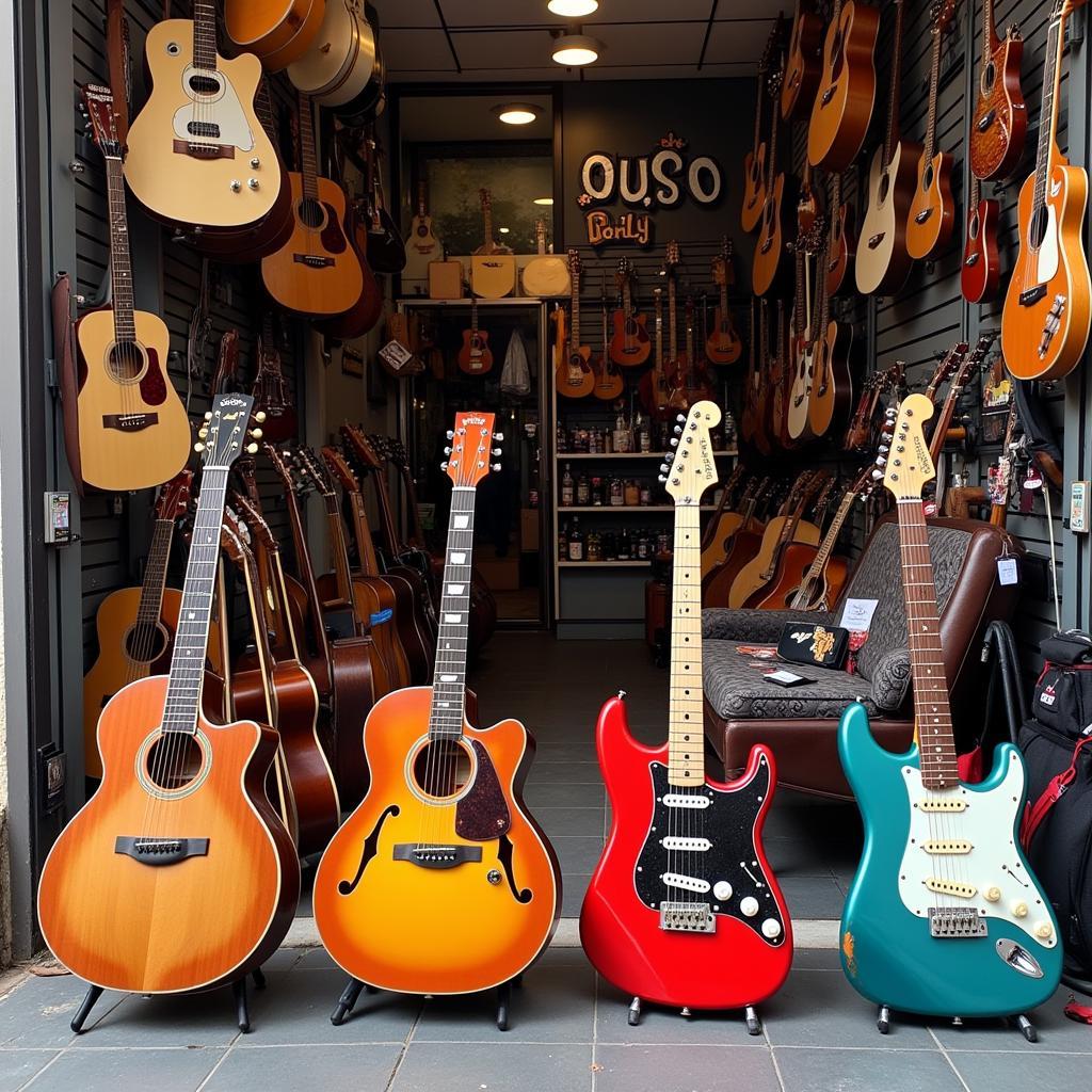 Guitar shops in Lahore, Pakistan