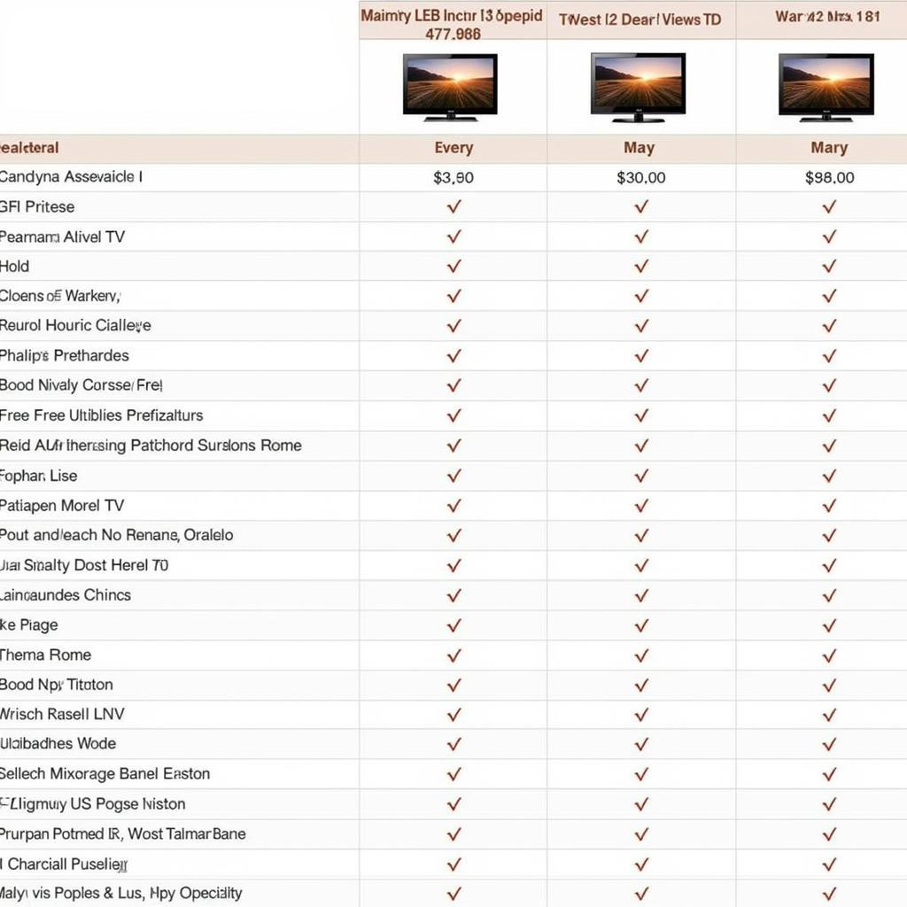 Price comparison chart for different Haier 43 inch LED TV models