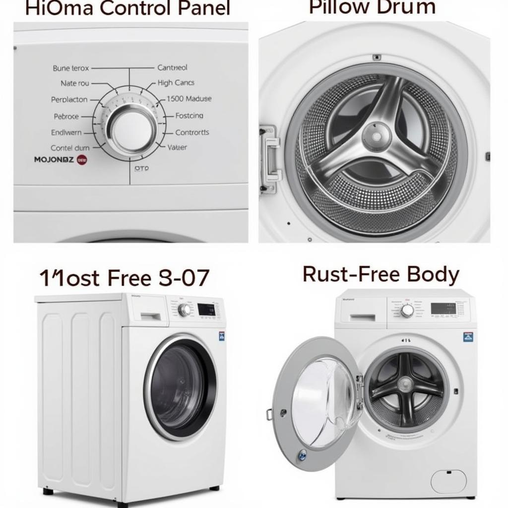 Haier HWM 85-1708 Washing Machine Features