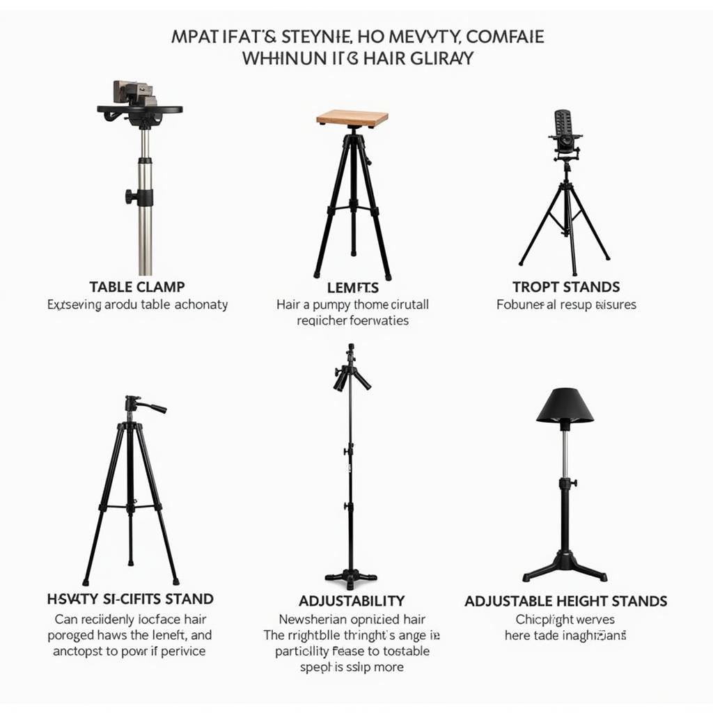 Hair Dummy Stand Features and Types