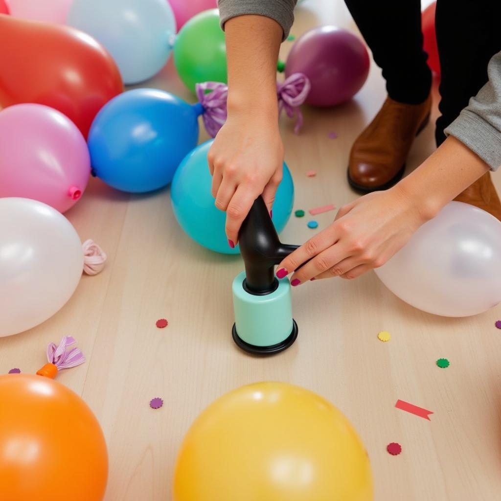 Hand Pumping Balloons for Party