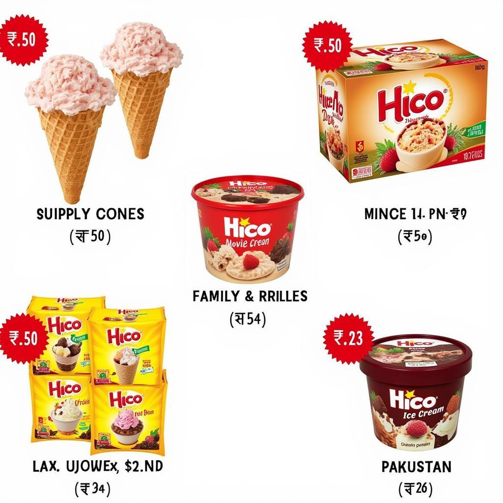 Hico Ice Cream Price List in Pakistan