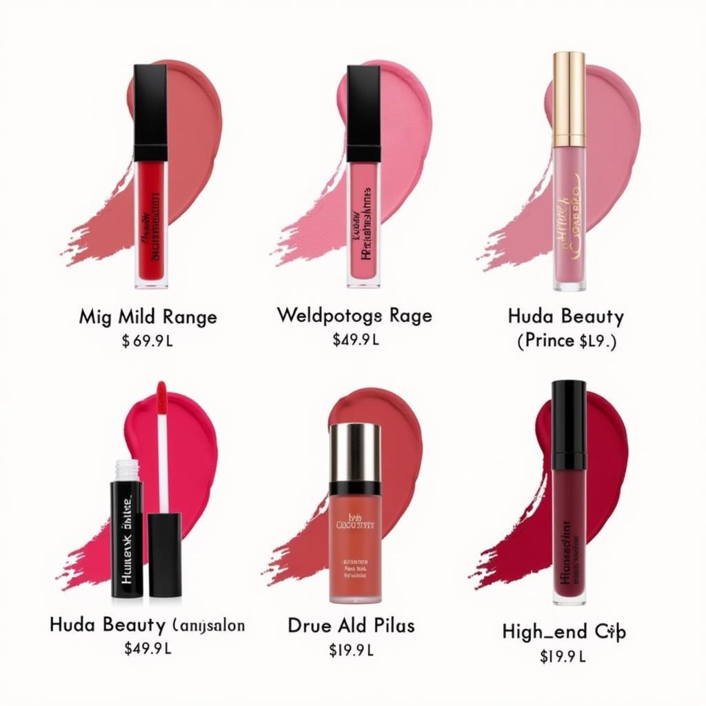 Huda Beauty Lip Gloss Price Ranges in Pakistan