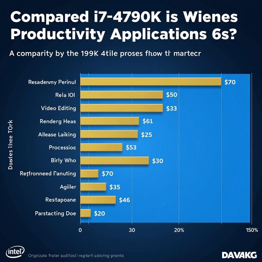 i7 4790k Productivity Performance Chart