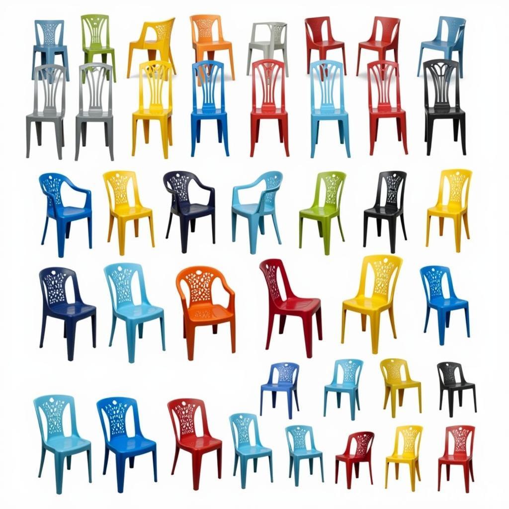 Variety of Indus Plastic Chairs in Pakistan