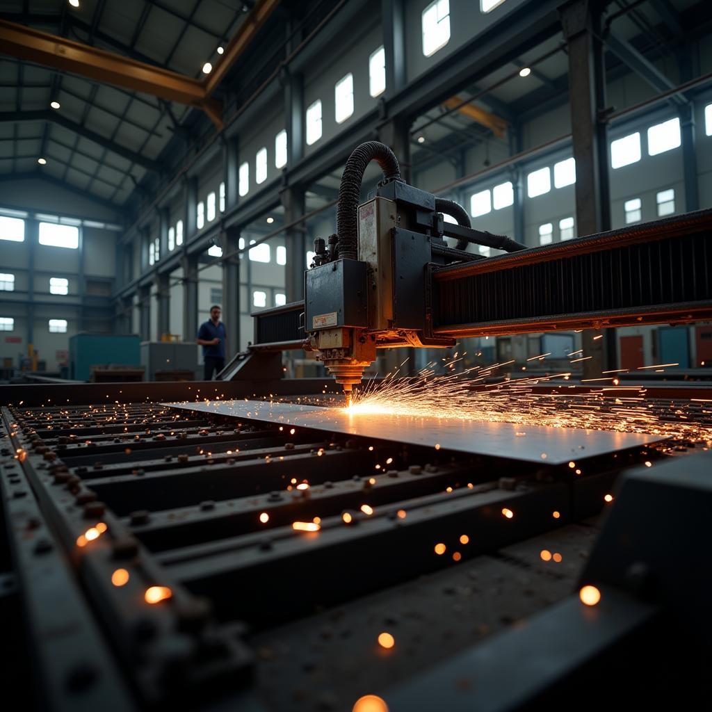 Industrial Laser Cutter in Operation in Pakistan