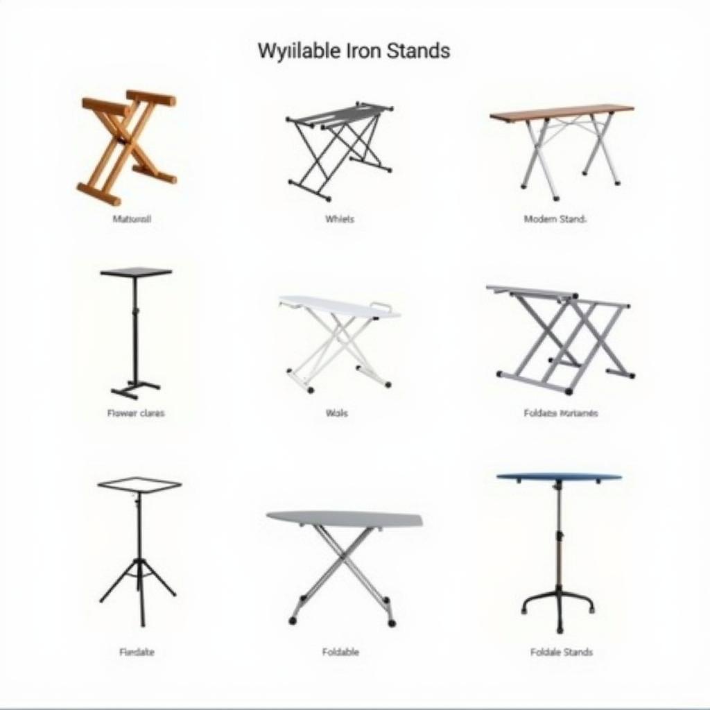 Different Types of Iron Stands Available in Pakistan