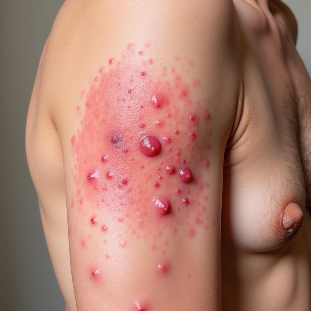 Itchy skin rash in Pakistan