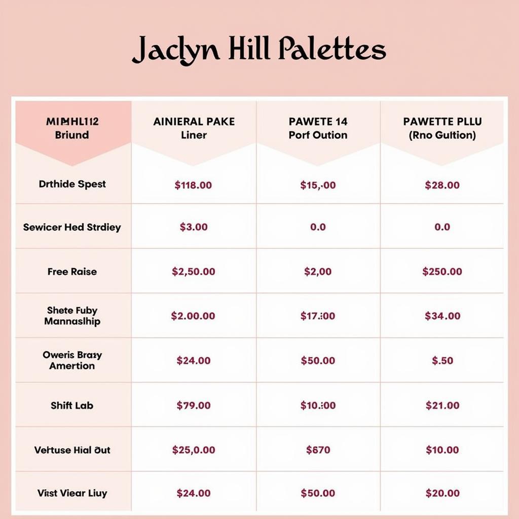 Jaclyn Hill Palette Price Comparison in Pakistan