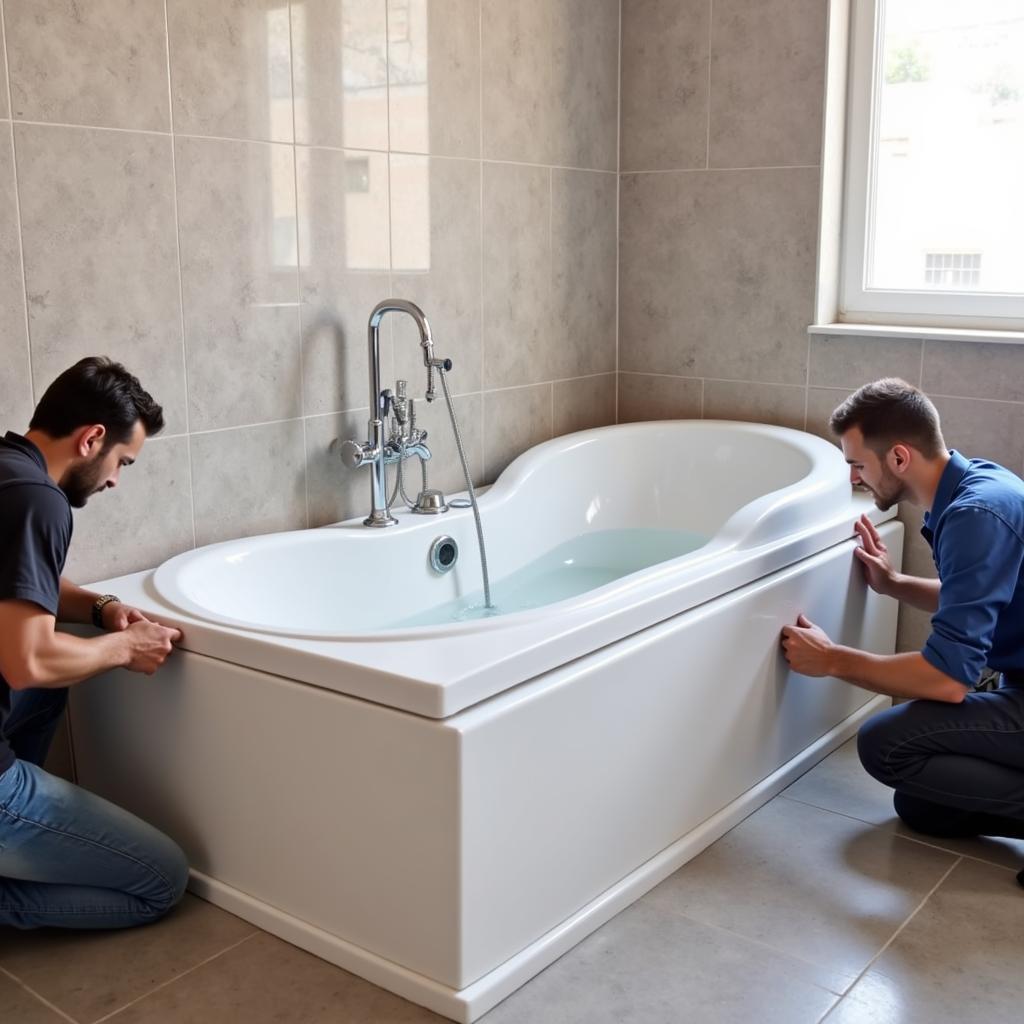 Jacuzzi Bathtub Installation Process in Pakistan