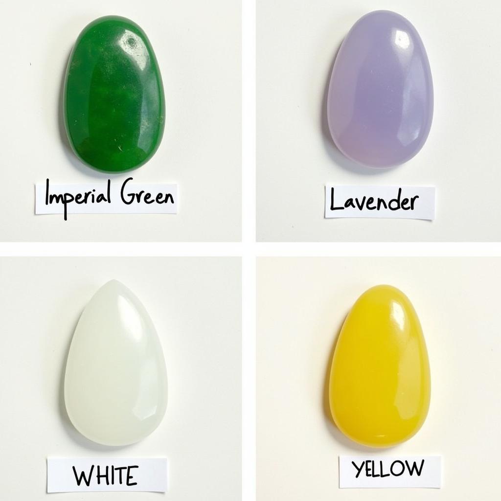 Variety of Jade Stone Colors